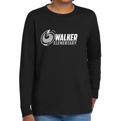 Walker PTA - Youth Heavy Cotton Long Sleeve Tee Thumbnail