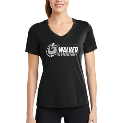 Walker PTA - Ladies Dry Fit V Neck Tee  Thumbnail