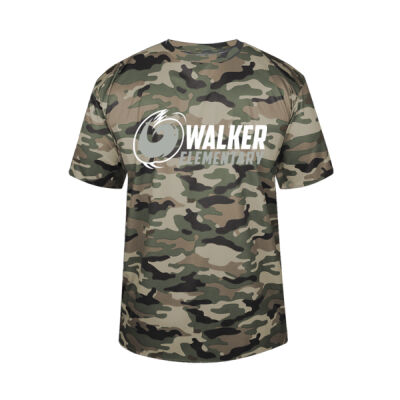 WALKER PTA - ADULT BADGER CAMO TEE Thumbnail